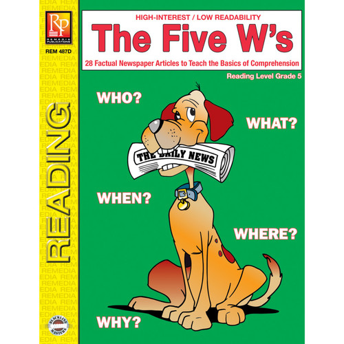 Remedia The Five WS Book, Reading Level 5 REM487D