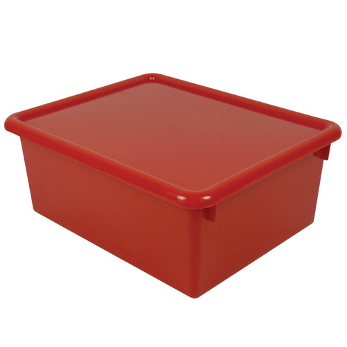 Romanoff Stowaway 5" Letter Box With Lid, Red ROM16002