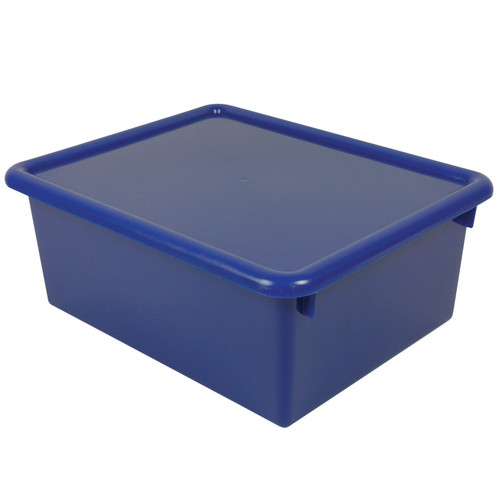 Romanoff Stowaway 5" Letter Box With Lid, Blue ROM16004