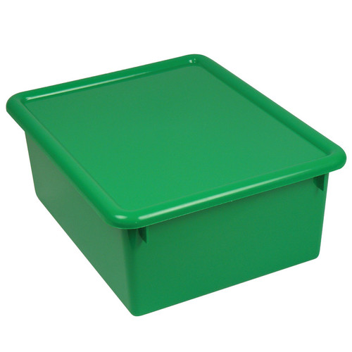 Romanoff Stowaway 5" Letter Box With Lid, Green ROM16005