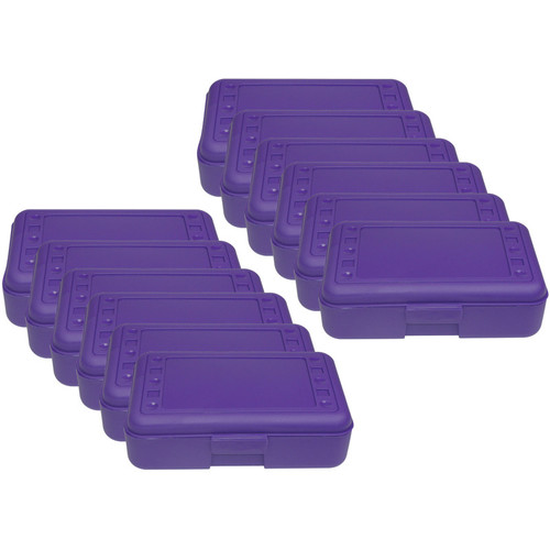 Romanoff Pencil Box, Purple, Pack Of 12 ROM60206-12