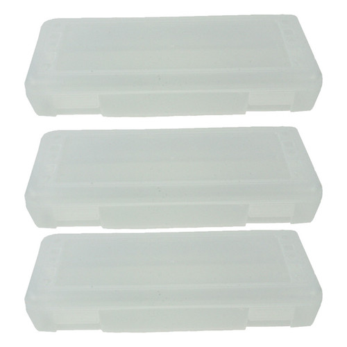 Romanoff Ruler Box, Clear, Pack Of 3 ROM60320-3