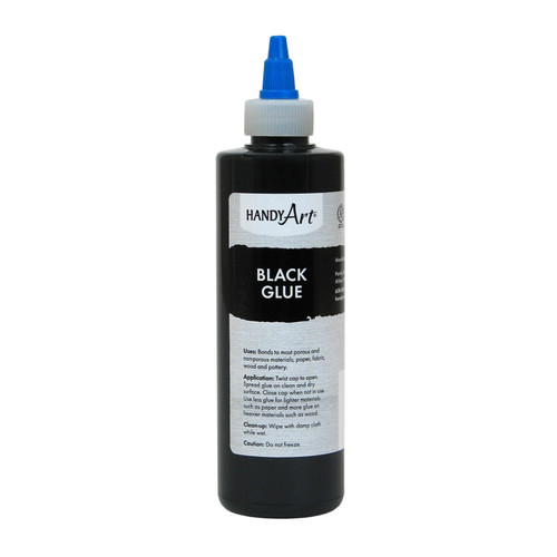 Handy Black Glue, 8 Oz. RPC149101