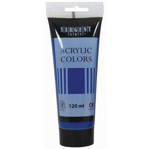 Sargent Acrylic Paint Tube, 120 Ml, Pthalocaynine Blue SAR230355