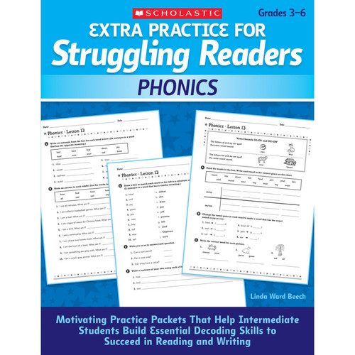 Scholastic Extra Practice For Struggling Readers: Phonics SC-512409