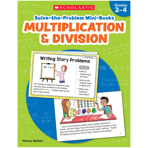 Scholastic Solve-The-Problem Mini Books: Multiplication & Division SC-736592