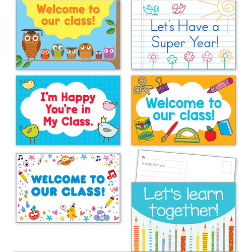 Scholastic Back-To-School Postcards, Pack Of 36 SC-810514