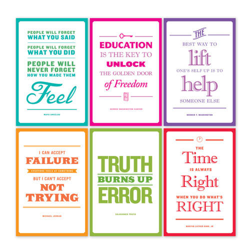 Scholastic Inspirational African American Quotes Bulletin Board SC-810862