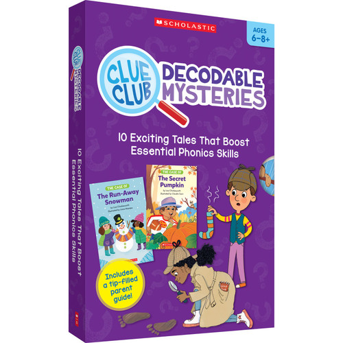 Scholastic Clue Club Decodable Mysteries, Single-Copy Set, 10 Books SC-9781546108207