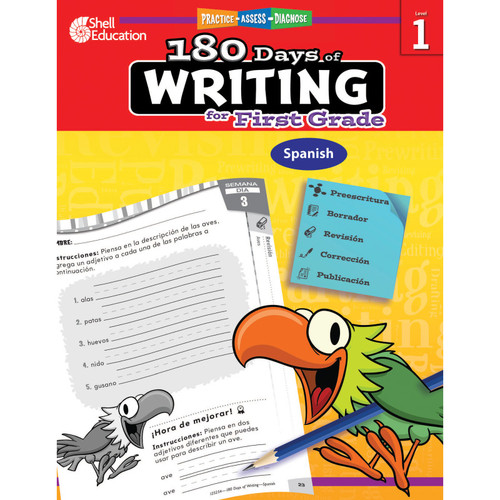 Shell 180 Days Of Writing For First Grade (Spanish) SEP125254