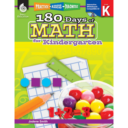 Shell 180 Days Of Math For Kindergarten SEP50803