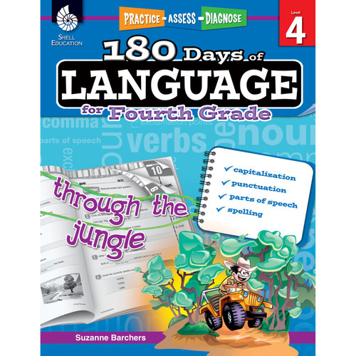 Shell 180 Days Of Language For Fourth Grade SEP51169