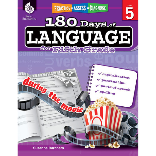Shell 180 Days Of Language For Fifth Grade SEP51170