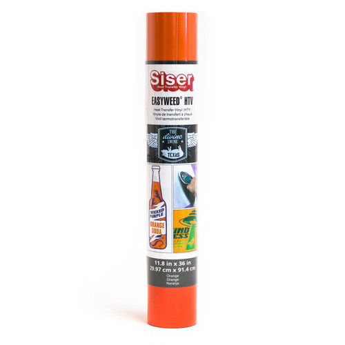 Siser Easyweed Htv Heat Transfer Vinyl, 36", Orange SIRMIEW1183608