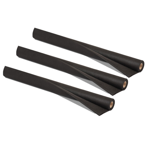 Smart-Fab Art & Decoration Fabric Roll, 24" X 18', Black, 3 Rolls SMF1U382401820-3