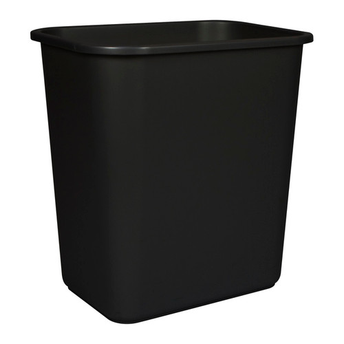 Storex 7 Gallon Waste Basket, Black STX00710U06C