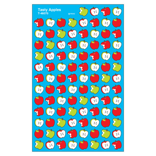 Trend Tasty Apples Supershapes Stickers, 800 Ct T-46070