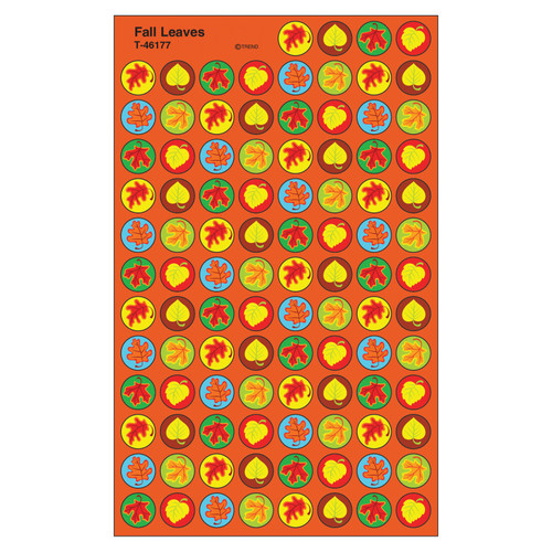 Trend Fall Leaves Superspots Stickers, 800 Ct T-46177