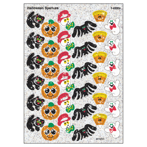 Trend Halloween Sparkles Sparkle Stickers, 72 Ct T-63009