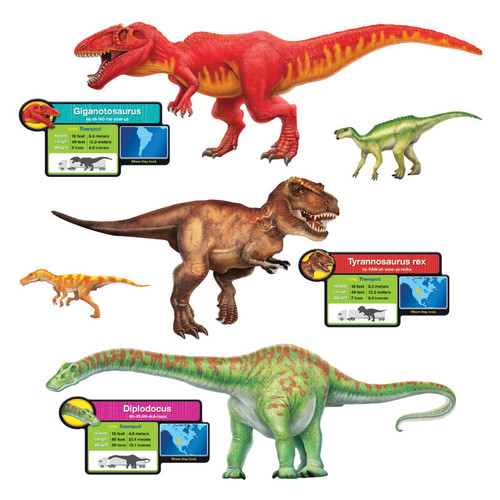 Trend Discovering Dinosaurs Bulletin Board Set T-8294