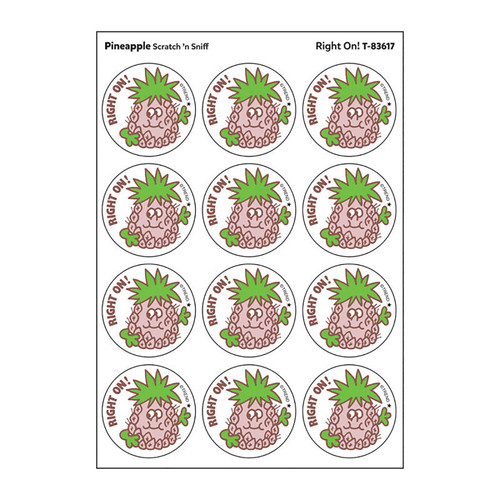 Trend Right On!/Pineapple Scented Stickers, Pack Of 24 T-83617