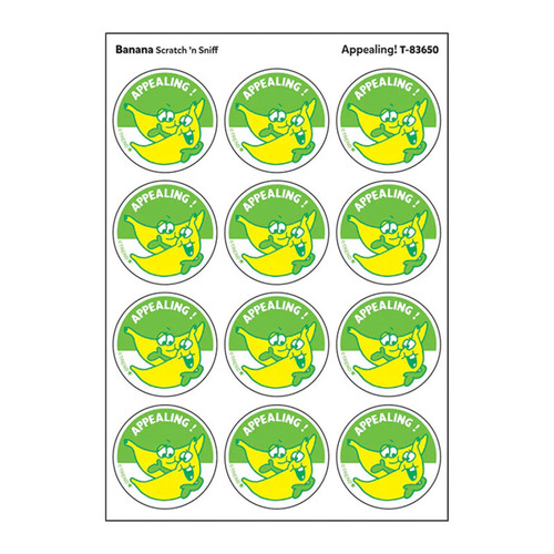 Trend Appealing!/ Banana Scent Stickers, 24 Ct. T-83650