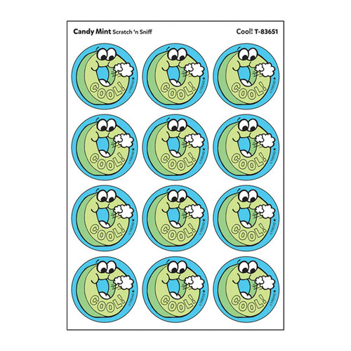 Trend Cool!/ Candy Mint Scent Stickers, 24 Ct. T-83651