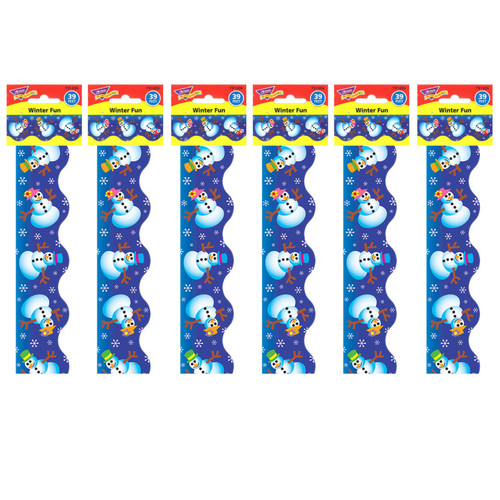 Trend Winter Fun Terrific Trimmers, 39 Feet Per Pack, 6 Packs T-91406-6