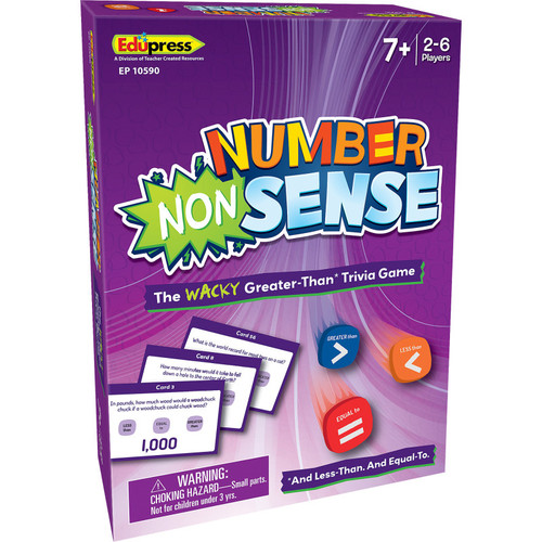Edupress Number (Non)Sense Card Game TCR10590