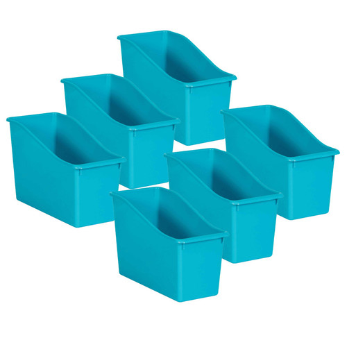 Teacher Teal Plastic Book Bin, Pack Of 6 TCR20387-6