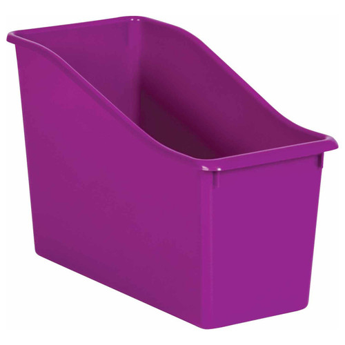 Teacher Purple Plastic Book Bin TCR20389