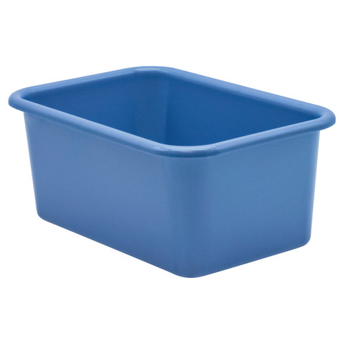 Teacher Slate Blue Small Plastic Storage Bin TCR20397