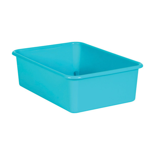 Teacher Teal Large Plastic Storage Bin TCR20407