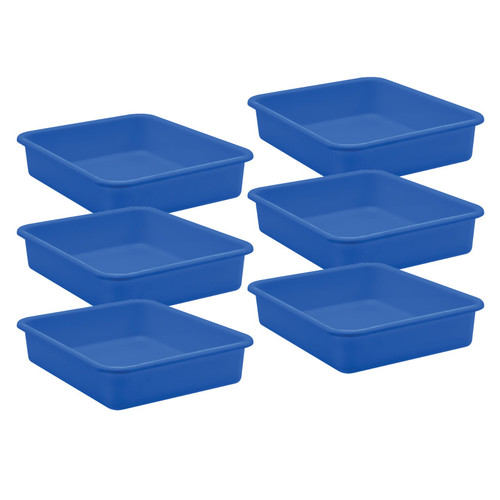 Teacher Blue Large Plastic Letter Tray, Pack Of 6 TCR20437-6