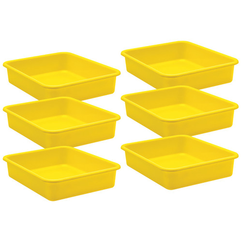 Teacher Yellow Large Plastic Letter Tray, Pack Of 6 TCR20440-6