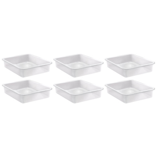 Teacher Large Plastic Letter Tray, Clear, Pack Of 6 TCR20453-6
