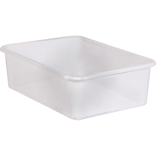 Teacher Large Plastic Storage Bin, Clear TCR20456