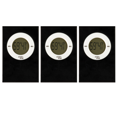 Teacher Magnetic Digital Timer, Black, Pack Of 3 TCR20717-3