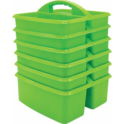 Teacher Lime Plastic Storage Caddy, Pack Of 6 TCR20905-6