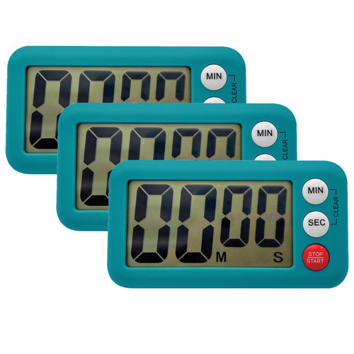 Teacher Magnetic Digital Classroom Timer, Teal, Pack Of 3 TCR21042-3