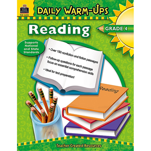 Teacher Daily Warm-Ups: Reading Book, Grade 4 TCR3490