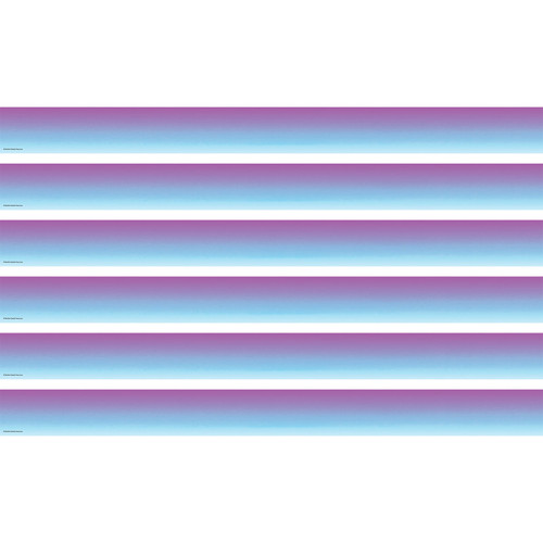 Teacher Purple And Blue Color Wash Straight Border Trim, 35 Feet Per Pack, 6 Packs TCR3932-6