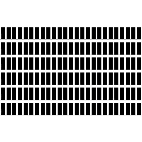 Teacher Black And White Vertical Stripes Straight Border Trim, 35 Feet Per Pack, 6 Packs TCR3935-6