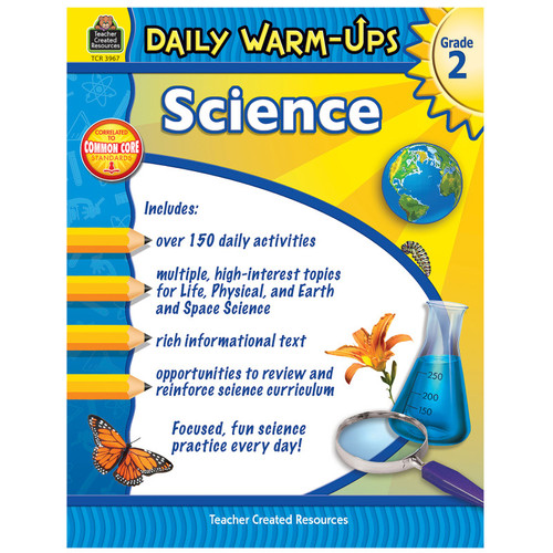 Teacher Daily Warm-Ups Science Book, Grade 2 TCR3967