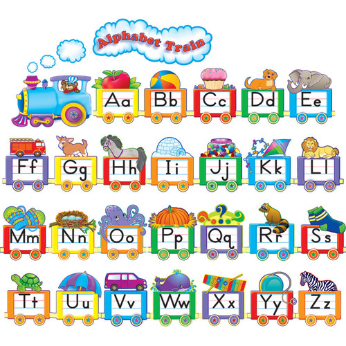 Teacher Alphabet Train Bulletin Board Display Set TCR4421