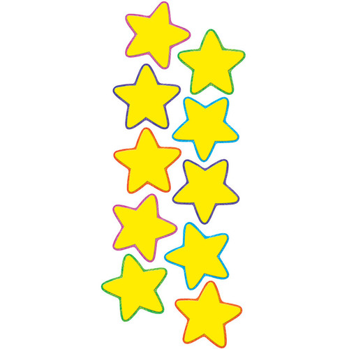 Teacher Yellow Stars Accents, Pack Of 30 TCR4591