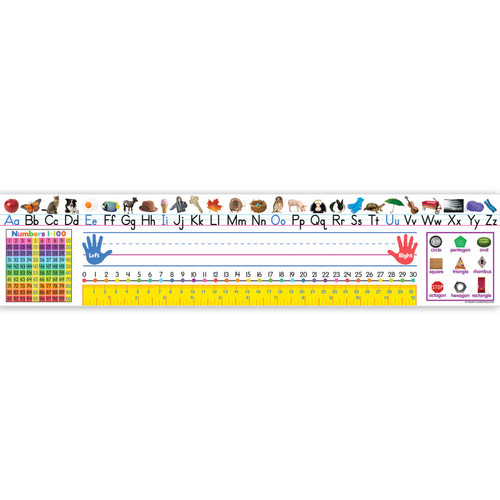 Teacher Colorful Traditional Printing Jumbo Name Plates, 18" X 24", Pack Of 36 TCR4777