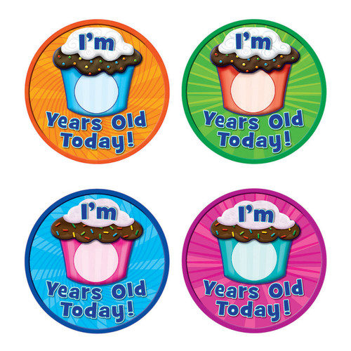 Teacher I Am __ Years Old Today Wearem Badges TCR5470