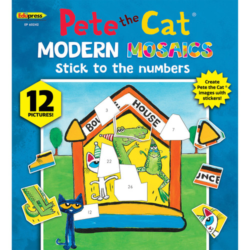 Teacher Pete The Cat Modern Mosaics Stick To The Numbers TCR60242