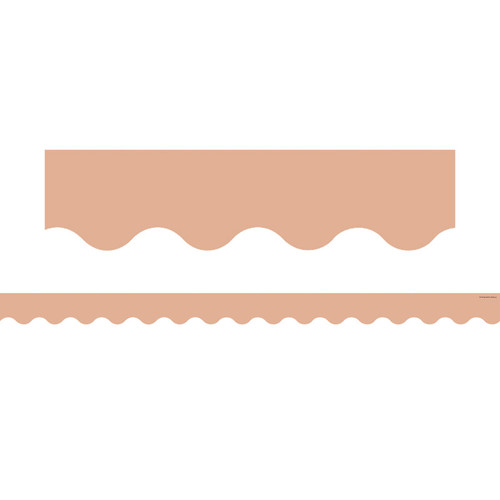 Teacher Sedona Sand Scalloped Border Trim, 35 Feet TCR7217